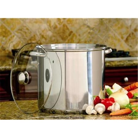 Bakebetter Steel Stockpot 16 QT Glass Lid BA104994